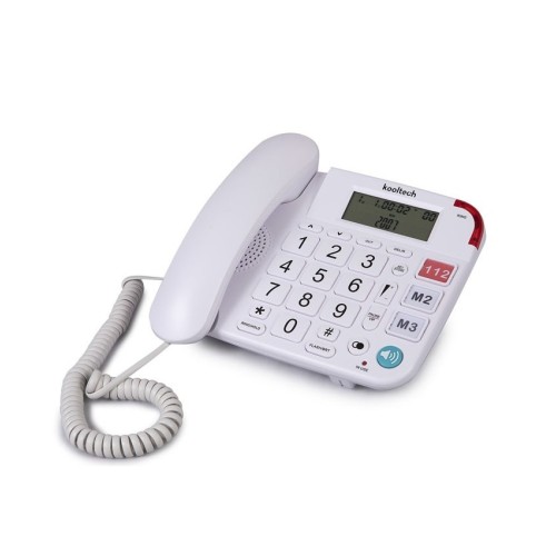 Telefono Fijo Kooltech TE 638 Números grandes