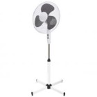 Ventilador de Pie Blanco y Gris 4 aspas