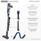 Aspirador de suelo a batería ProfiCare PC-BS 3085 A