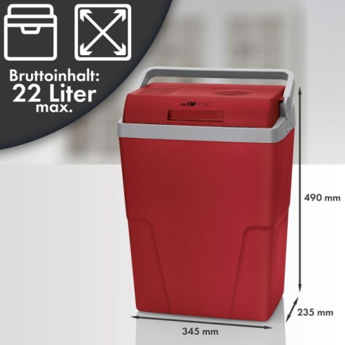 Nevera portátil Clatronic KB 3713.1 roja
