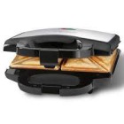 Sandwichera Clatronic ST 3778 negro/acero inoxidable